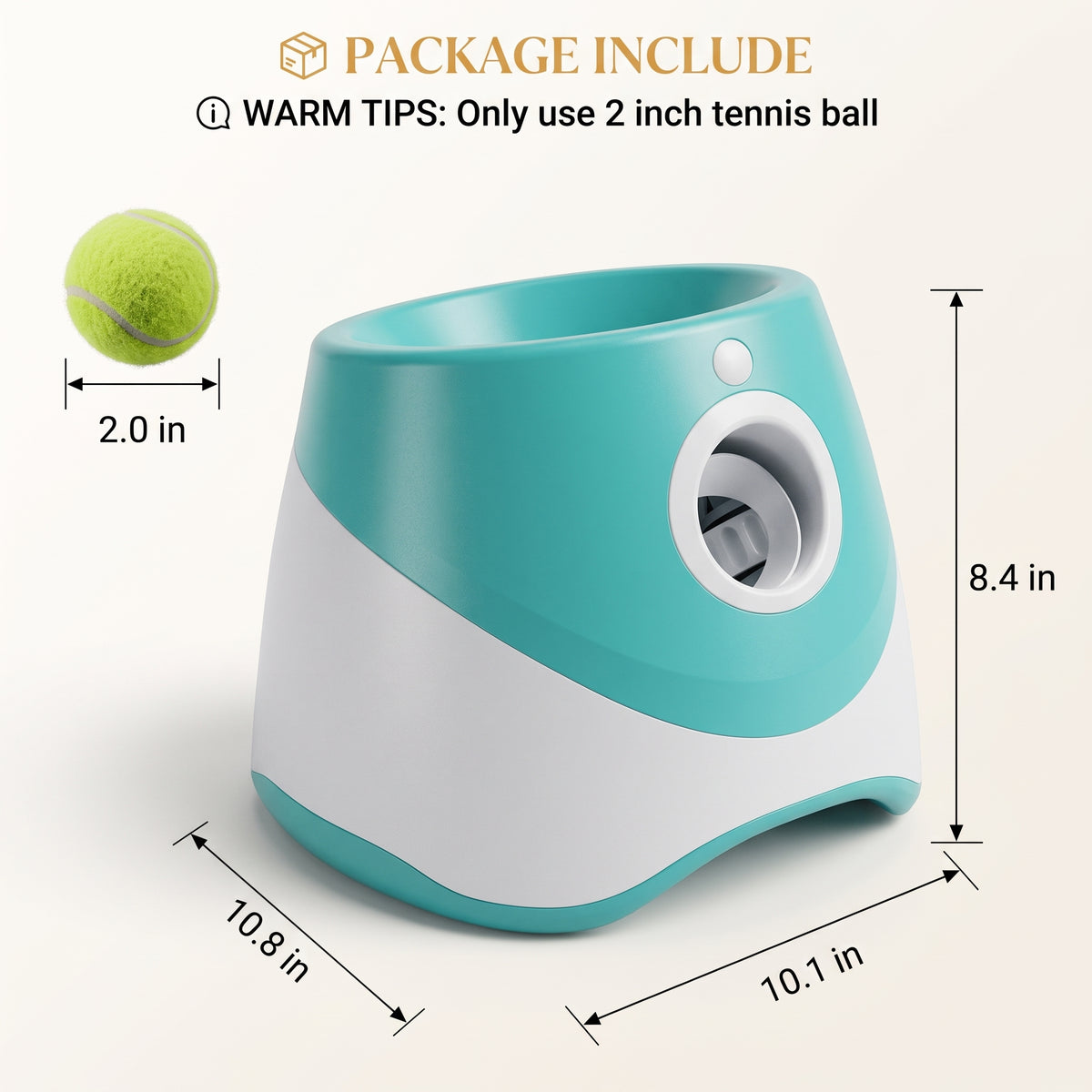 Smart Interactive Automatic Ball Launcher for Dogs | Indoor & Outdoor Tennis Ball Thrower