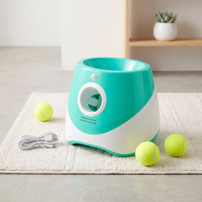 Smart Interactive Automatic Ball Launcher for Dogs | Indoor & Outdoor Tennis Ball Thrower