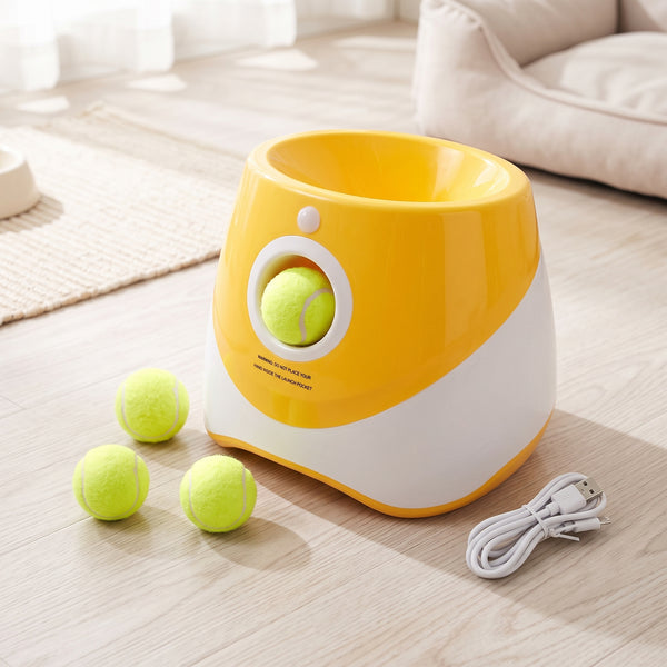 Smart Interactive Automatic Ball Launcher for Dogs | Indoor & Outdoor Tennis Ball Thrower