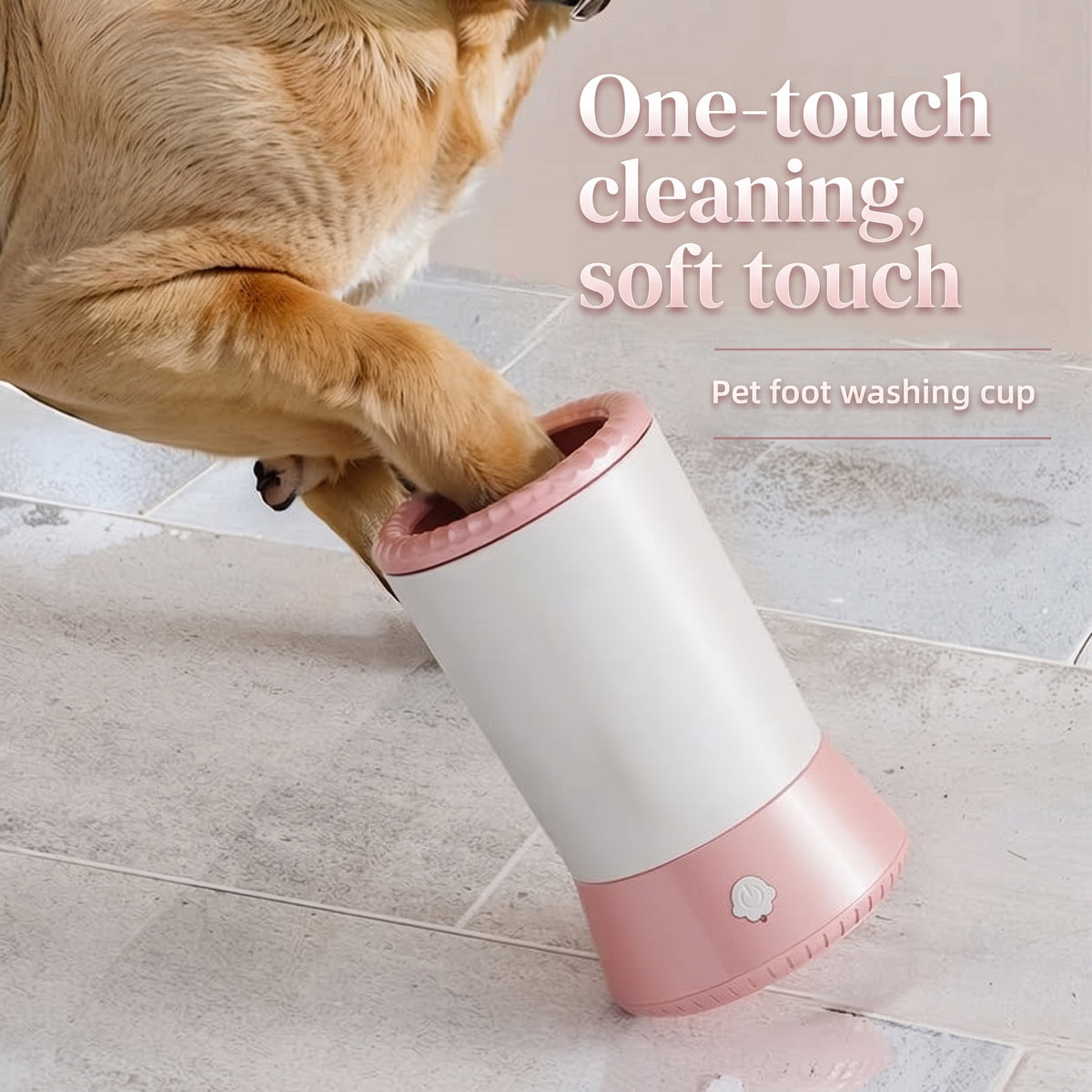 Automatic Electric Paw Cleaner – 360° Muddy Paw Washer Cup for Dogs & Cats