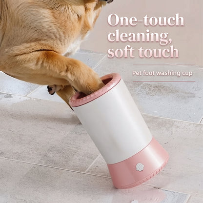 Automatic Electric Paw Cleaner – 360° Muddy Paw Washer Cup for Dogs & Cats