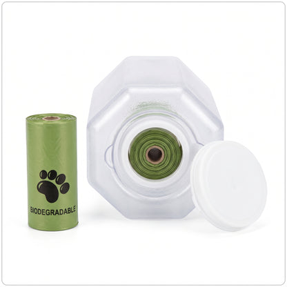 The 3-in-1 Pet Walking Bottle | Filtered Drinker, Treat Pod & Poo Bag Dispenser (600ml)