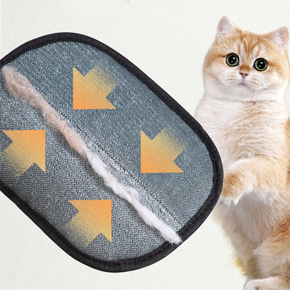 Upgraded All-Coat De-Shedding & Grooming Gloves for Dogs, Cats & Rabbits